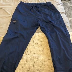 Cherokee navy blue scrub pants.